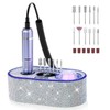 Nail Drill Electric File: DEDNMSCA Sparkly Professional Nail Drill Kit,