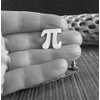 Pi Math Symbol Sterling Silver Tie Tack Lapel Hat Brooch
