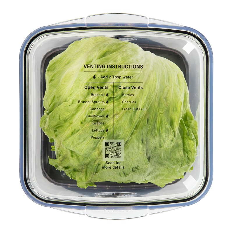ProKeeper+ by Progressive Stackable Produce ProKeeper Storage Container with Stay-Fresh
