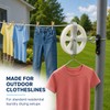 Clothesline Pulley 5 Inch Outdoor Laundry Line Wheel with Aluminum
