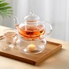 CnGlass 33.8oz Glass Teapot with Removable Infuser,Stovetop Safe Tea Kettle