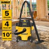 DEWALT DXV05P 5 Gallon Poly Wet/Dry Vac, 4 Peak HP