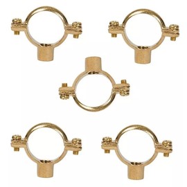 TC 15mm Solid Brass Construction Munsen Ring M10 Pipe Clip Bracket x 5