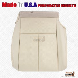 US Auto Nation 832-790-4949 2015 - 2023 FITS Nissan Murano Driver Bottom Perforated Leather Seat Cover Tan