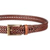 Dockers Men's 30mm Glazed Top Braided Belt,Tan,34