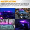 PSEQT 5Pcs 24LED Cab Roof Top Marker Running Clearance LED