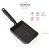 MyLifeUNIT Tamagoyaki Pan, Japanese Omelette Pan Nonstick with Silicone Spatula,