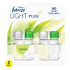 Febreze LIGHT Fade Defy PLUG Air Freshener, Bamboo, (2) .87