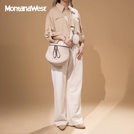 Montana West Crossbody Bags Bum Bag for Women Large Sling Bag with Adjustable Strap and Coin Purse