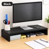 Computer & Laptop Riser Shelf for Desk Storage – Wooden