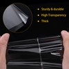 Petutu 5 Pack Large Clear Baskets Bags, Cellophane Wrap for