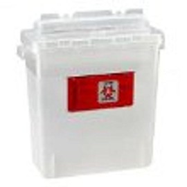 Sharps Container 5.4 Quart 5.4 qt/Next Generation/Red by BD (Becton Dickinson)