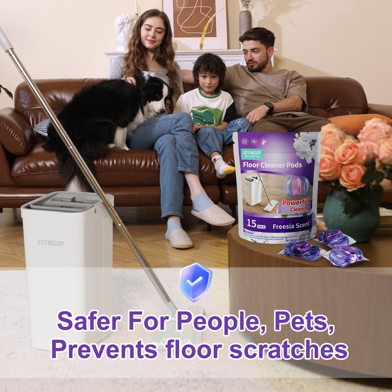 JOYMOOP Floor Cleaner for Mopping, 30 PCS Mopping Solution, Hardwood