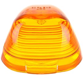 LBRST 5x Cab Marker Light Assembly Amber Cover Cab Roof Running Light w/T10-6-3020-SMD White LED Bulbs Top Light for 1999-2016 Ford F150 F250 F350 F450 F550 F650 F750 Super Duty Pickup Trucks