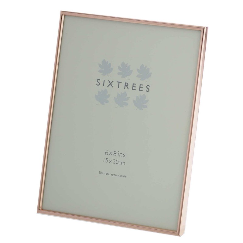 Sixtrees 2-405-68 Winchester Copper 8x6 inch Photo Frame. Complete with