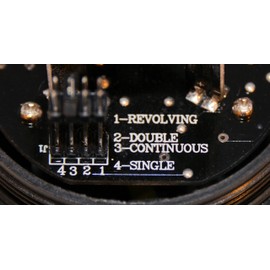 B6L4PACT YELLOW 85-265V AC 3W LED 1/2" NPT PIPE MOUNT EMERGENCY WARNING LIGHT BEACON STROBE EFFECT 110V 120V 220V 240V