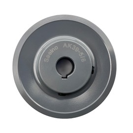Saelno AK3958 Single Groove Fixed Bore V Belt Pulley,3.75"OD,5/8" Bore V Belt Sheave Cast Iron for A AX 3L 4L V-Belts