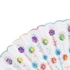QIRMIZI 30 PACK Fabric Folding Handheld Fans, Perfect for Weddings,