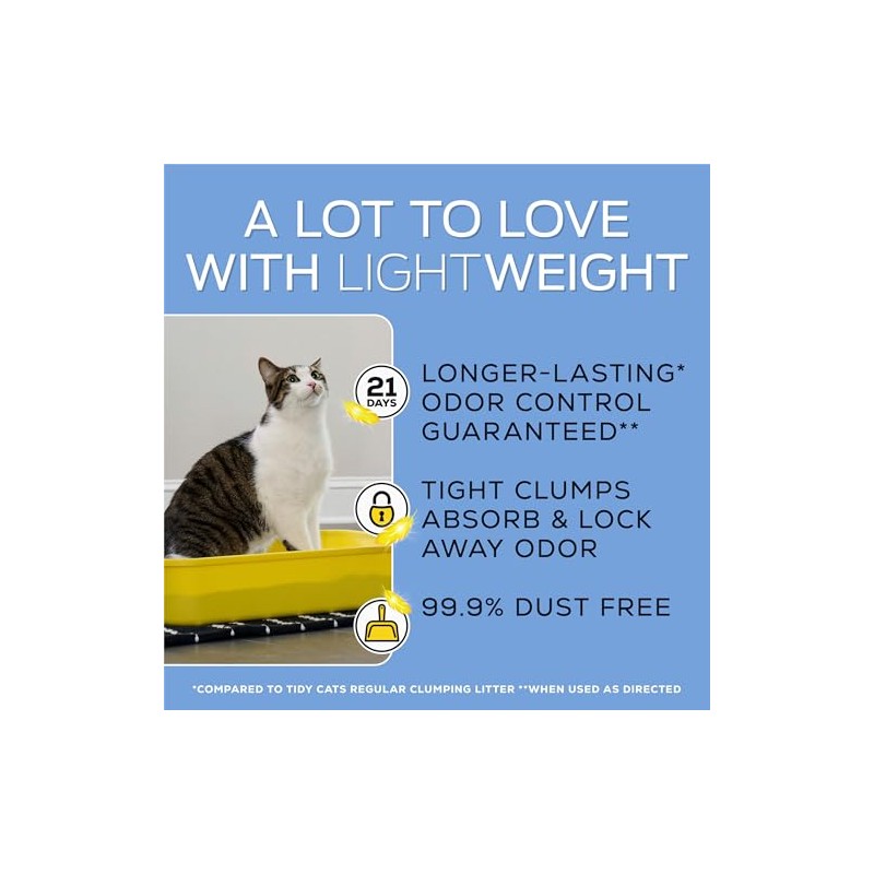 Purina Tidy Cats Lightweight with Glade Clear Springs Multi-Cat, Clumping,