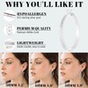 JEMARA Silver Hoop Earrings for Women 925 Sterling Silver Hoop