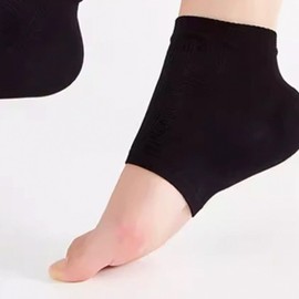Heel Exfoliating & Moisturizing Socks Black 4ea
