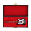 Guitar Model Plastic Material Mini Musical Instrument Desktop Ornament with