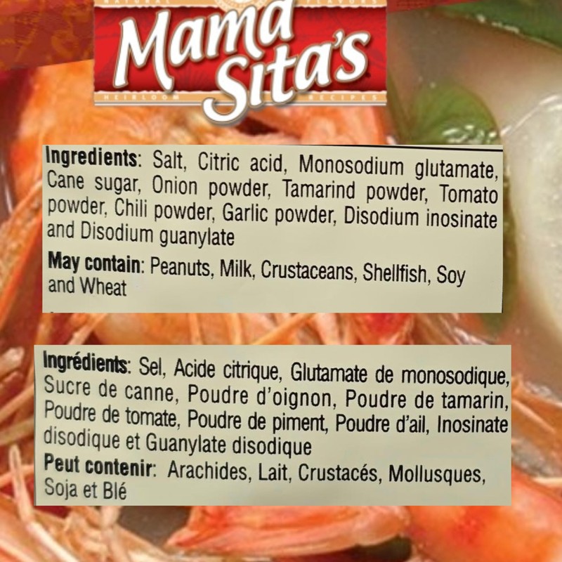 Mama Sita's Sinigang Sa Sampalok Mix Tamarind Seasoning Mix Hot