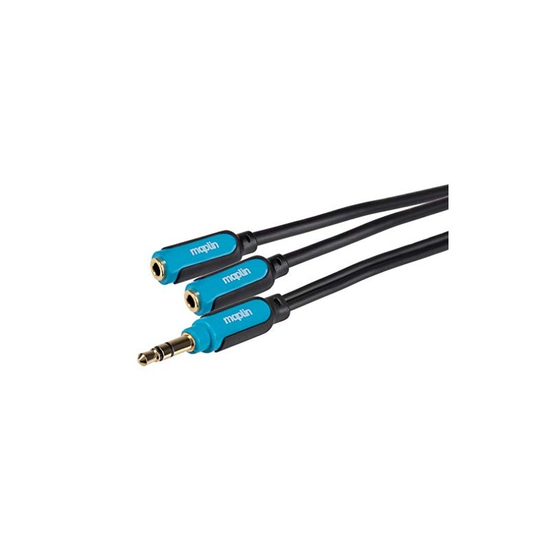 Maplin 3.5mm Aux Stereo 3 Pole TRS Jack Plug to
