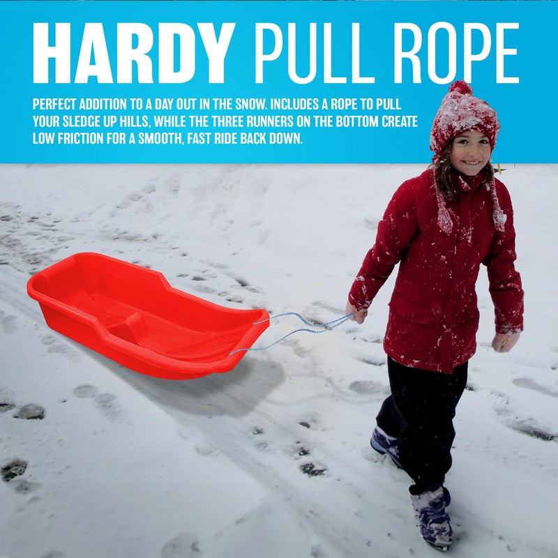 Kids Heavy Duty Snow Sledge - For Kids and Adults,