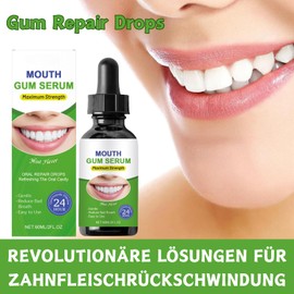 Gum Repair Drops, Care for Gum Recess, Supports a Balanced Mouthfeel, Oral Care Drops with Fresh & Mint, Effective Care for Gums and Mouth Comfort, 60 ml