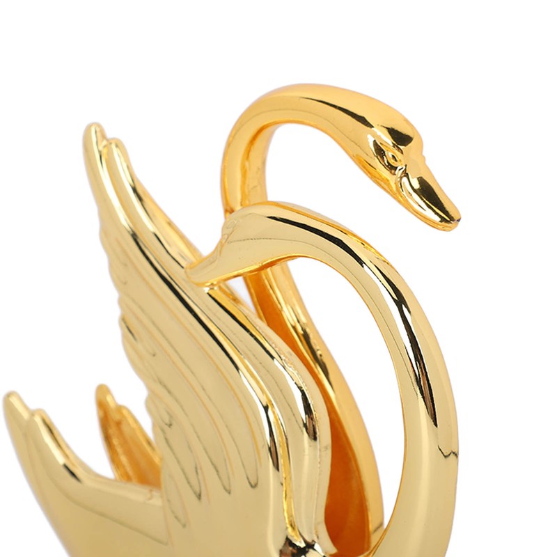 Swan Napkin Holder Golden Swan Design Rustproof Alloy Elegant Style