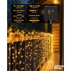 Brightown 2 Pack Solar String Lights for Outside, 92Ft 240