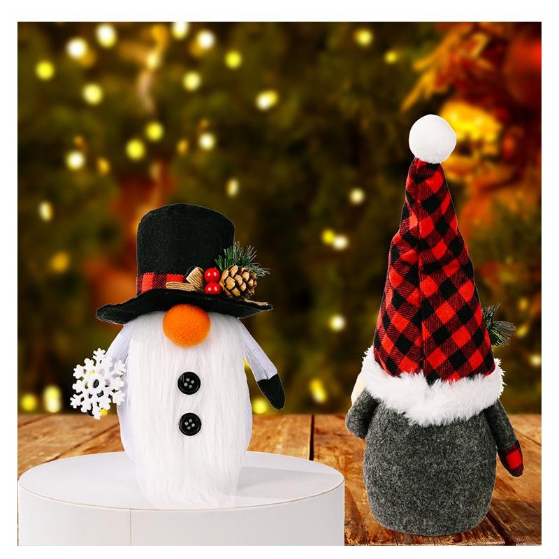 3 Pcs Christmas Gnomes Plush Doll Swedish Gnomes Christmas Decorations