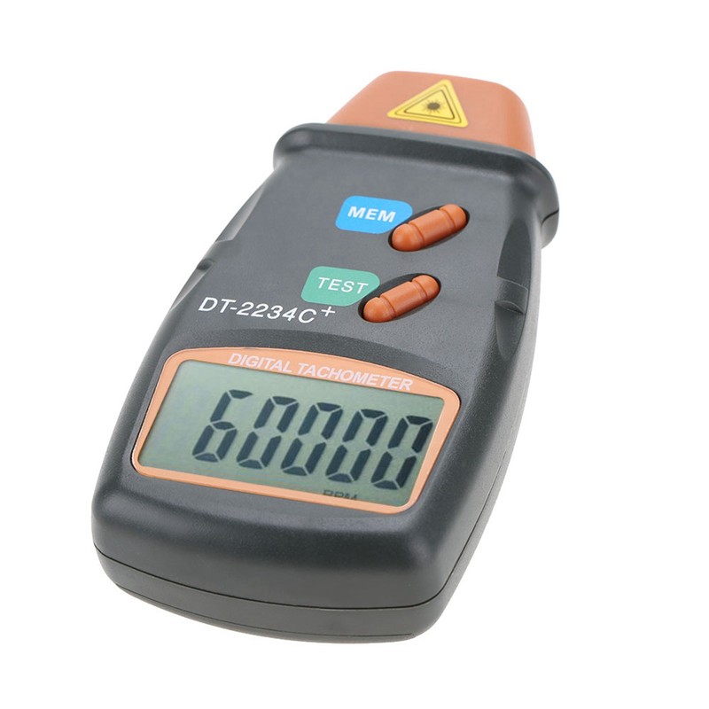 DT‑2234C+ NOn Contact Digital LCD Laser Photo Tachometer Mini RPM