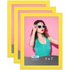 Icona Bay 7x5 Picture Frames (Yellow, 3 Pack), Coloured Solid