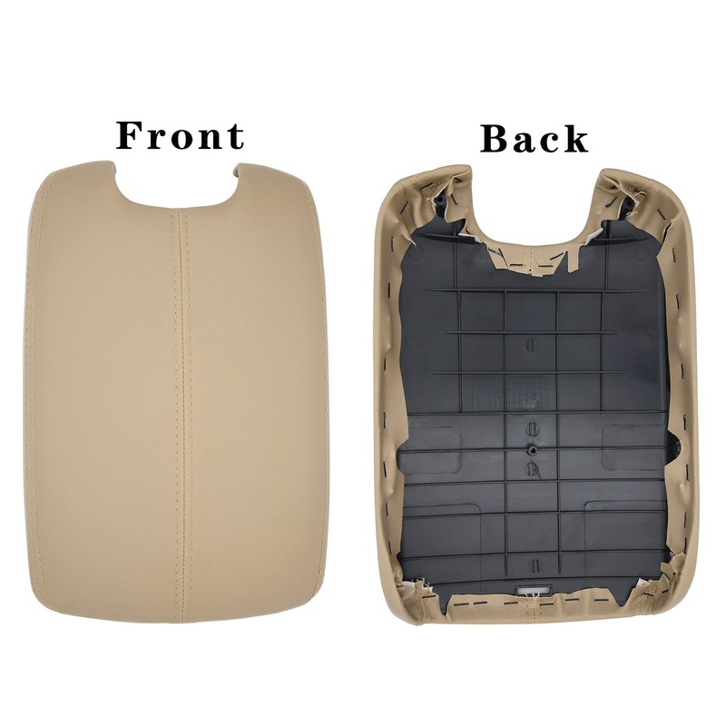 Rain King Center Console Lid Armrest, Center Console Cover Compatible