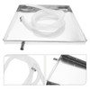 Mikikit Air Conditioner Drip Pan, Portable AC Drip Pan Stainless