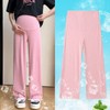Haute Mode Plus Size Maternity Office Yoga Pants for Pregnant Women Plus Size Light Green/M