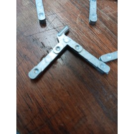 Unbranded 12    Pieces! Cast Zinc Window/ Screen Corners W/ears