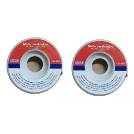 Radox Malla Desoldadora Para Cautin Cobre 2 Mm 1.5m 2 Piezas