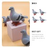 Toyvian 4pcs Pigeon Toy wind up bird toy kids pigeon