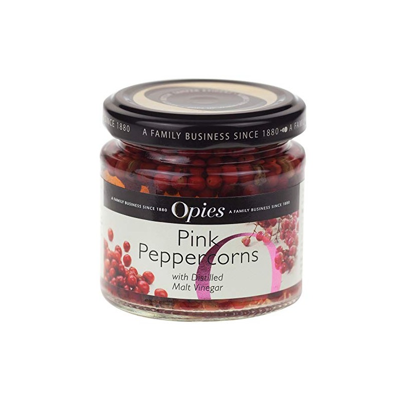 Opies Pink Peppercorns with Distilled Malt Vinegar 105g