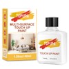 TOPUPA White Touch Up Paint, Cabinet Furniture Paint,40ml Multi-Surface Paint