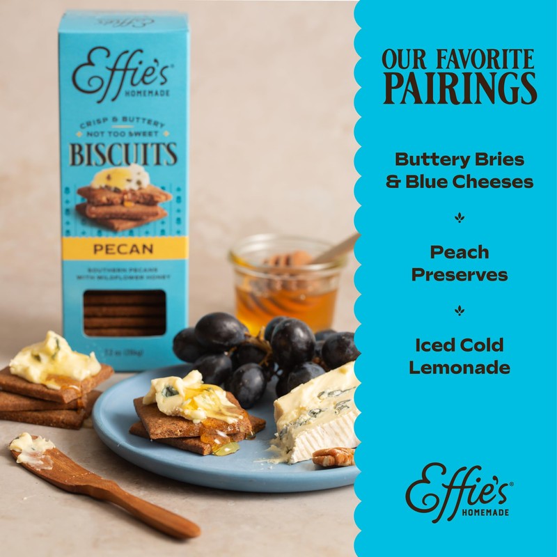Effie's Homemade Biscuits - Variety Pack - Pecan, Walnut, Oatcakes,