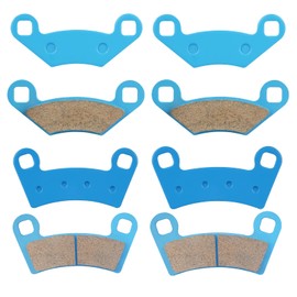 Youxmoto Ceramic Brake Pads Fit for POLARIS Outlaw 450 S MXR / 525 IRS 2008-2011, Front and Rear Brake Pads Fit for Polaris RZR 570 / for RZR 800 EPS LE/S 800-2008 2009 2010 2011 2012 2013 2014