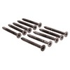 CRL Polished Nickel #10 x 2" Wall Mounting Flat Head