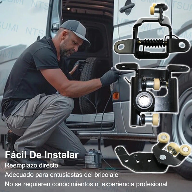 Kit 3 Guias Puerta Corrediza Derecha Toyota Hiace 2006-2017