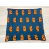 Schal aus Baumwolljersey mit der Maus auf dunkelblau, verschiedene Formen: