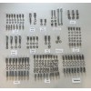 resto-bolts BBC STAINLESS STEEL ENGINE BOLT KIT HEX Head SWP