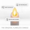 Luminara - Flameless Battery Operated Taper Candle - White -